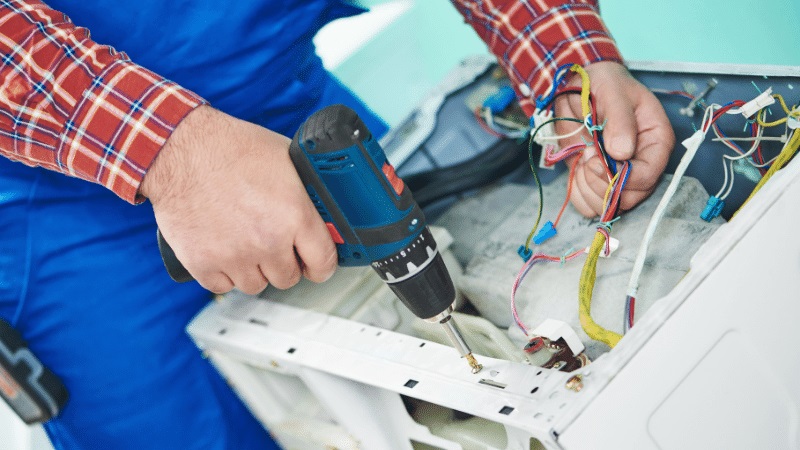 Kırkağaç LG LG çamaşır makinesi kart tamiri – Su almama arızası orijinal parça ile giderildi. - Teknik servis örneği